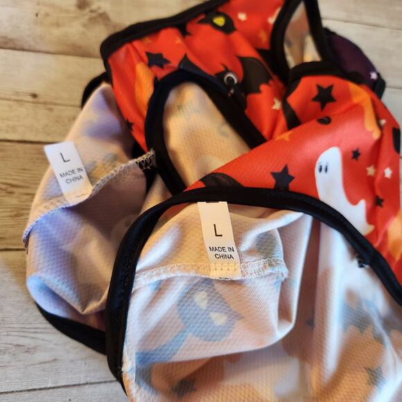 Halloween Themed Lightweight Dog Vests (2) Size Large NWT - Picture 7 of 8
